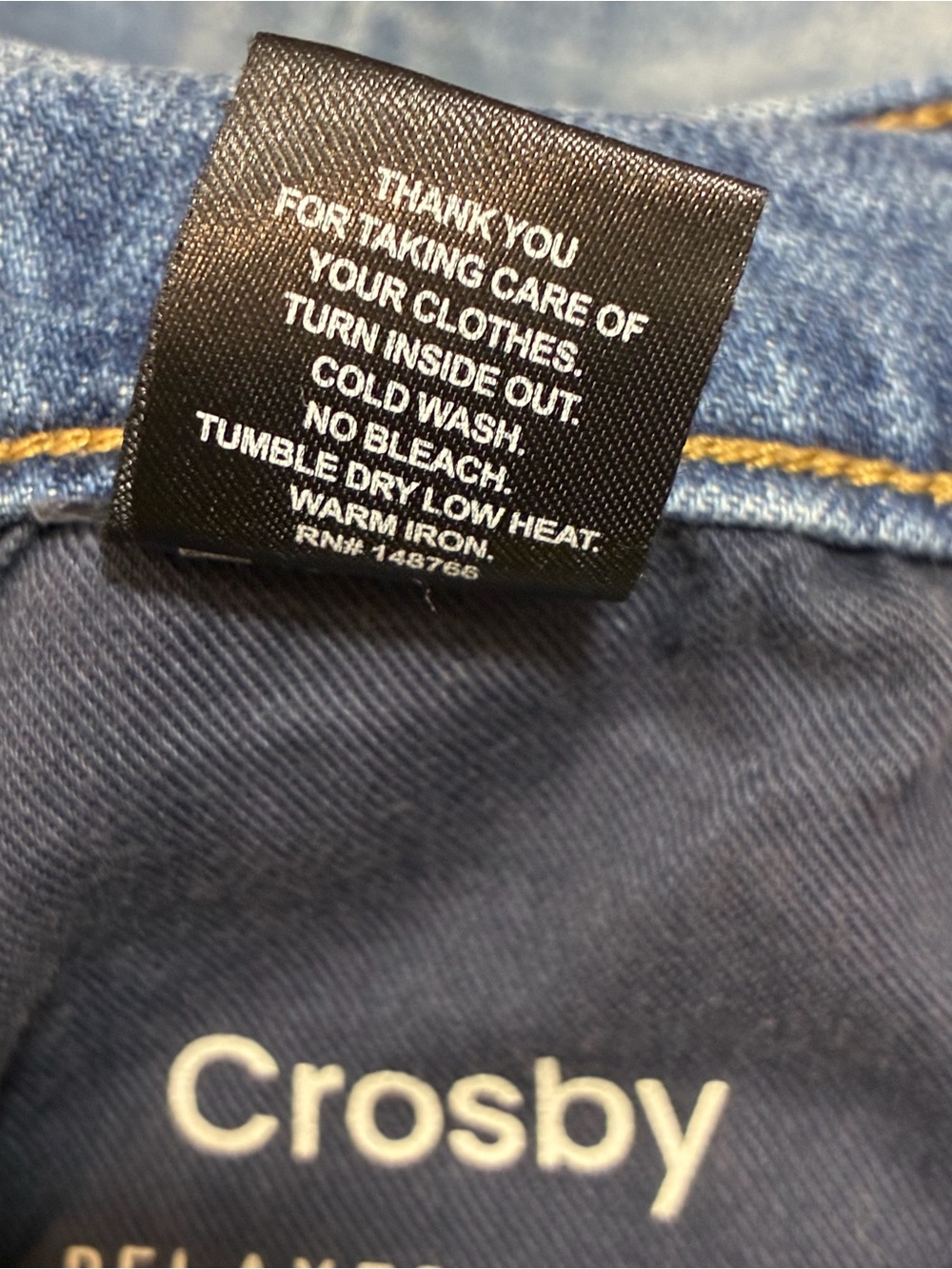 Oliver Logan Crosby Relaxed Taper Jeans Size 29p Slow Denim 29 Petite Crop Frey - Picture 9 of 12